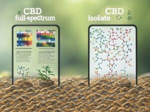 Quelle est la différence entre le cbd à spectre complet et le cbd isolé ?